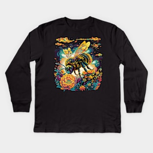 Mimicry in Bees Kids Long Sleeve T-Shirt